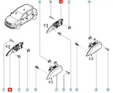 Sandero Kapı Dış Açma Kolu Şema